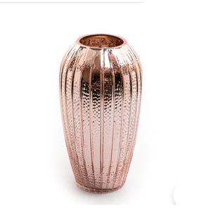 Living Room Home Decor Metal Vessel Standard Metal Floor <b>Vases</b> <b>Gold</b> Plated Finishing Aluminium Flower <b>Vase</b> Restaurant Garden - Product Image 3