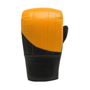 Gants de boxe MMA en cuir véritable métallisé, cuir synthétique, avec logo personnalisé, lacés, gants d'entraînement professionnels pour le sport - Product Image 4