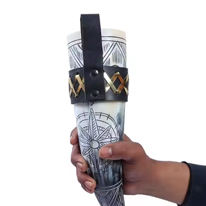 Cuerno de buey real de gran tamaño vaca buey vikingo beber cuerno Simple personalizado forma Natural por artesanía de media luna - Product Image 2