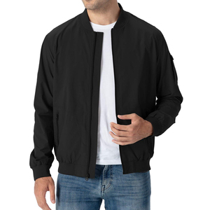 แจ็กเก็ตบอมเบอร์สำหรับผู้ชายเสื้อแจ็กเก็ตบอมเบอร์ระบายอากาศได้ดี - Product Image 3