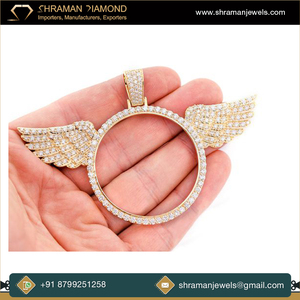 Unisex Memorial <b>Picture</b> Pendant 925 Solid Silver 8.75 TCW VVS VS Lab Grown Diamond Custom Photo Fine Jewelry Gift memorial <b>charm</b> - Product Image 2