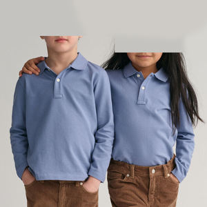 Polo informal Unisex Gen Z para niños, alta calidad, cómodo, duradero, personalizable, OEM, tejido de punto, proveedores de Bangladesh, venta al por mayor - Product Image 5