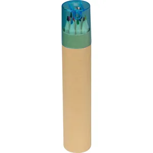 Set di 12 Matite Colorate Personalizzate MIA, Gadget Premium per Arte e Creatività - Product Image 1