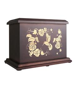 Urnas conmemorativas de cremación para cenizas humanas, caja de urnas de madera y ataúd para cenizas, hombres, mujeres y niños, entierro grande - Product Image 1