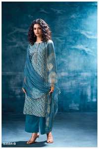 Premium Cotton Printed Embroidered Salwar Kameez Full Catalog Party Wear <b>Indian</b> & <b>Pakistani</b> <b>Clothing</b> Available Wholesale Rates - Product Image 3