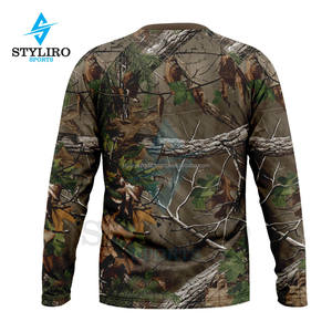 Ropa de hombre, camisetas de algodón, árbol real impreso CAMO caza selva impreso camping bosque camisetas hombres camisetas - Product Image 2