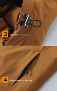 Fraternity Greek Organization Two-Tone Color Waterproof Windbreaker <b>Jacket</b> | Hooded Half-Zip | <b>Summer</b> Thin | OEM/ODM - Product Image 5