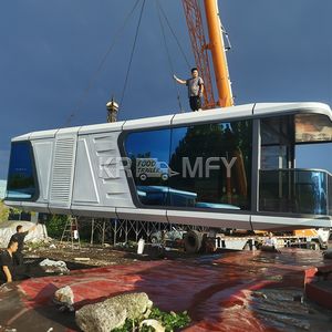 Offre spéciale Chine : Maison préfabriquée personnalisée, maison préfabriquée, mini-hôtel moderne de luxe, capsule spatiale - Product Image 5