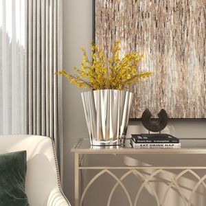 Vase à fleurs pour la décoration de la maison, centre de table fait à la main, récipient d'accentuation pour la décoration du bureau, du salon - Product Image 5