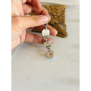 Navajo Handmade Golden Hills Turquoise & Sterling <b>Silver</b> Drop <b>Earrings</b> Post <b>Dangle</b> Design - Product Image 5
