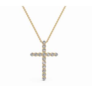 จี้เพชรทรงกลมเจียระไนแบบกลม 0.320 กะรัต เพชรเลี้ยงในห้องปฏิบัติการ ทอง 9 KT 14 KT 18 KT เครื่องประดับขายส่ง รับผลิตแบบ OEM สำหรับธุรกิจ B2B ผู้ส่งออก - Product Image 1