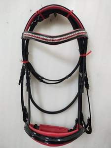 Bridon sans mors en cuir pour l'entraînement équestre western avec rênes - Product Image 6