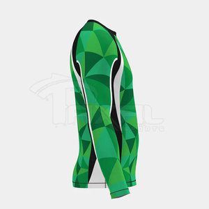 เสื้อแรชการ์ดผู้ชาย ดีไซน์โดดเด่น ระบายอากาศ แห้งเร็ว เป็นมิตรกับสิ่งแวดล้อม พร้อมพิมพ์ลายตามสั่ง วัสดุสแปนเด็กซ์/โพลีเอสเตอร์ ลดราคาพิเศษ - Product Image 6