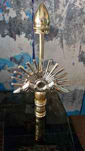 Fabricant de drapeaux de voiture en laiton fournisseur en gros avec support pour tous les modèles de voitures Tige de jugement/tige d'angle Look royal - Product Image 2