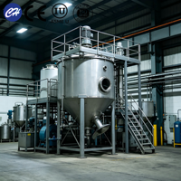Cuve de mélange chimique industrielle en acier inoxydable SS304 & 316L, équipée d'un système de chauffage électrique, CE & ISO