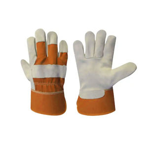 Guantes de cuero de trabajo duraderos de nuevo diseño personalizados para hombres precio razonable al por mayor-guantes de seguridad - Product Image 5