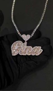 จี้เพชรโมอิสสุดหรูใน925ชุบเงินหรือทองสำหรับโอกาสพิเศษใช้ในการจัดหาทั่วโลก - Product Image 3