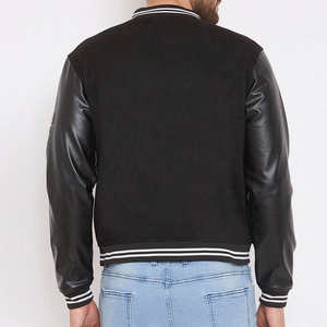 Diseño Popular superventas manga larga ropa de invierno elegante y elegante chaqueta Bomber universitaria lona 100% algodón Unisex - Product Image 6