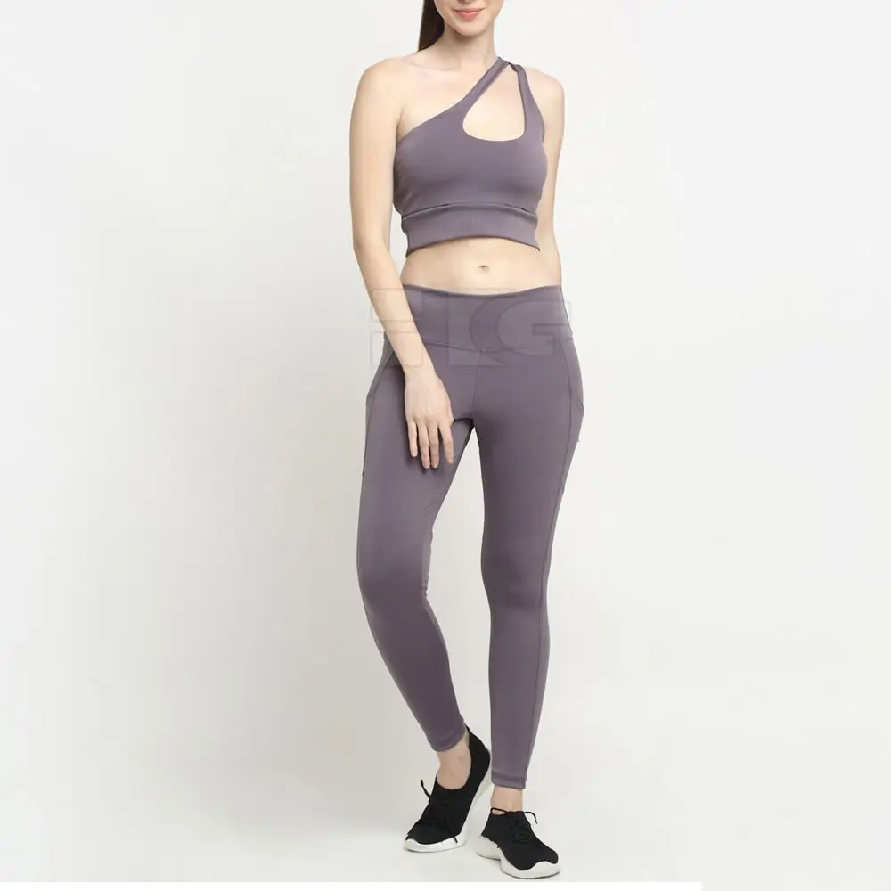 Top Quality Workout Sports Leggings And Yoga Bra Sets Wholesale Fitness Gym Clothing Sets