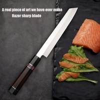 Couteau de Chef Damas Moderne Personnalisé en Gros, Professionnel, Fait Main, Compatible Lave-Vaisselle, Ambidextre, Lame Fixe Tranchante, OEM
