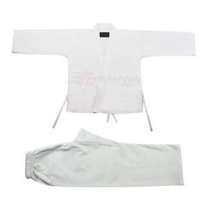 Uniforme de karaté léger de haute qualité pour hommes, 100% coton, séchage rapide et respirant, logo personnalisé sur le devant - Product Image 1