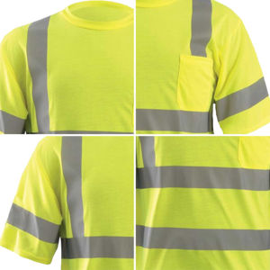 Haute qualité meilleure fabrication t-shirt de sécurité service OEM confortable facile à porter dernière arrivée nouveau design t-shirt de sécurité - Product Image 2