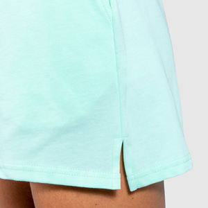 2024 Venta caliente verano casual Fitness corto mujeres trajes pantalones cortos para mujeres Jersey tela pantalones cortos 100% algodón peinado - Product Image 4