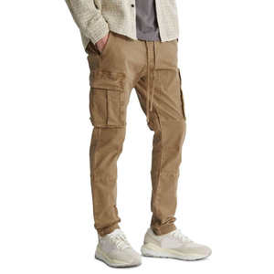 OEM Customized Multiple Pockets Cargo Trousers <b>Khaki</b> Brown Trousers <b>Men's</b> Pants & Trousers - Product Image 4