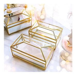 Caja de pañuelos de acrílico moderna, artesanías elegantes hechas a mano, caja de pañuelos de acrílico transparente personalizada, precio más bajo - Product Image 1