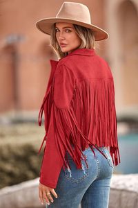 Chaquetas de cuero para mujer, abrigo de motociclista de talla grande para motocicleta de imitación de gran tamaño, trajes de otoño, ropa de moda - Product Image 6