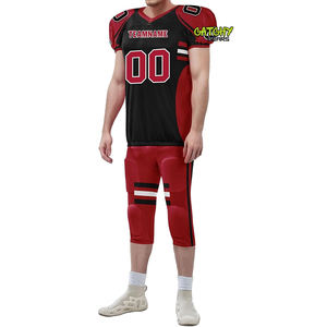 Uniformes de football américain pour hommes personnalisés de qualité supérieure paquet de vêtements d'entraînement pour la compétition et l'entraînement - Product Image 3