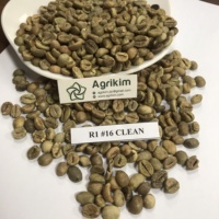 Granos de Café Verde Robusta Grado 16 de Alta Calidad, Certificación ISO, Tueste Claro, Calibre 18, Precio Razonable, Empaque a Granel, Agrikim