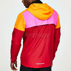 Veste coupe-vent légère et écologique avec capuche et fermeture à glissière avec logo avant pour les sports de plein air, la randonnée et l'hiver - Product Image 3