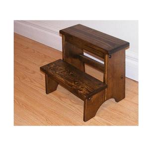 Taburete de Madera Resistente con Acabado Pulido Elegante, Ideal para Encimeras de Cocina, Tocadores de Baño y Almacenamiento - Product Image 6