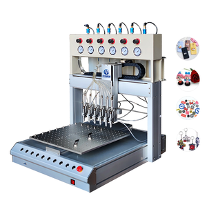 Mesin Cetak Tetes Otomatis 6 Warna dengan Garansi 2 Tahun Digunakan untuk Pembuatan Casing Kartu Kerja Silikon dan Dompet PVC - Product Image 1