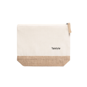 Trousse de toilette personnalisable Jurbum en coton et jute - Product Image 3