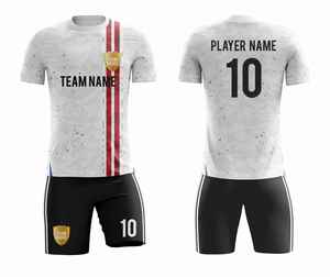 ชุดฟุตบอลสั่งทำพิเศษ ปี 2026 |   เสื้อเจอร์ซีย์ OEM ระบายอากาศได้ดี น้ำหนักเบา แบบซับลิเมชั่น |   ชุดฟุตบอลแขนสั้นทรงเข้ารูปดีไซน์ล่าสุด - Product Image 4