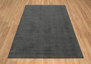 Tappeto Gabbeh in Lana Grigio Antracite Tessuto a Mano, <span class=keywords><strong>Texture</strong></span> Minimalista, 9x12, per Soggiorno, Camera da Letto, Arredamento Casa - Product Image 2