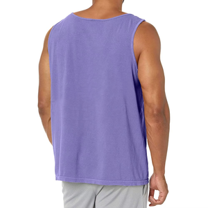 2025 camisetas sin mangas de secado rápido para hombres, camisas informales de punto para entrenamiento, diseño sin mangas, técnica lavada, venta al por mayor a bajo precio, camisas - Product Image 3