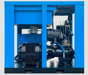 Compresor de aire de tornillo rotativo de velocidad fija de 100 HP, trifásico, 575600 voltios, 443 CFM, compresor de aire industrial en venta - Product Image 2