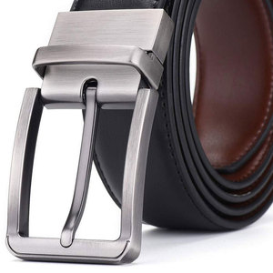เข็มขัดหนังวัวสำหรับผู้ชายเข็มขัดแฟชั่นหนังวัวปรับแต่งได้ตามต้องการ - Product Image 6