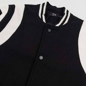 แจ็กเก็ตเบสบอลสำหรับผู้ชายเสื้อแจ็กเก็ตกันหนาวแบบลำลองปกตั้งมีหลายสี - Product Image 4