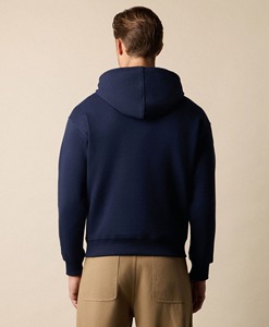 Sudadera con Capucha Azul Marino de Alta Calidad, Gruesa y Holgada, de Moda, al por Mayor, para Hombre, Cálida para Invierno - Product Image 3