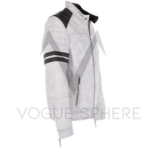 OEM personalizado invierno grueso verano fino lavable corto 2025 buena calidad cómodo hombres Pu chaquetas de cuero - Product Image 4