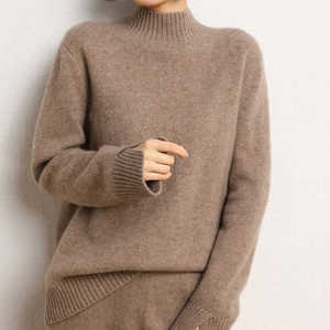 Suéter Clásico para Mujer, Último Modelo 2025, 2026, con Cuello Redondo y Mangas, Transpirable, Nuevo Estilo, Personalizable, Suéter de Punto - Product Image 4