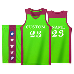 Conjunto de uniforme de baloncesto para hombre personalizable, pantalones cortos de malla estampados transpirables con logotipo bordado, ropa deportiva para adultos, diseño personalizado - Product Image 4