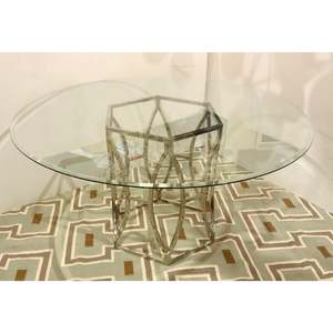 Mesa de centro de Metal de diseño único de latón AK, muebles hechos a mano con acabado antiguo, mesa de centro para muebles de restaurante - Product Image 3