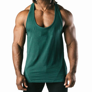 Camiseta sin mangas personalizada de 360g de algodón + poliéster de gran tamaño con borde crudo lavado con gofres, ropa de calle transpirable para estilo informal - Product Image 1