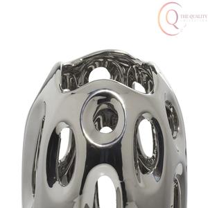 Handcrafted Metal Tabletop <b>Decorative</b> <b>Vase</b> with Refined Finish, Ideal for Gifting and Luxury Décor - Product Image 2