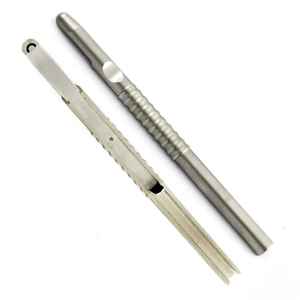 Raspador de hueso de implante Dental de acero inoxidable de alta calidad, herramienta quirúrgica Manual duradera para fórceps de injerto óseo - Product Image 1